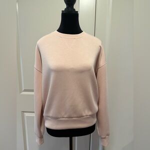 SPANX Air Essentials Crewneck Sweatshirt in Ballet Pink Size XS